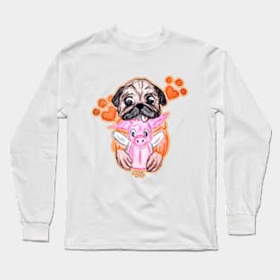 Puggo Long Sleeve T-Shirt